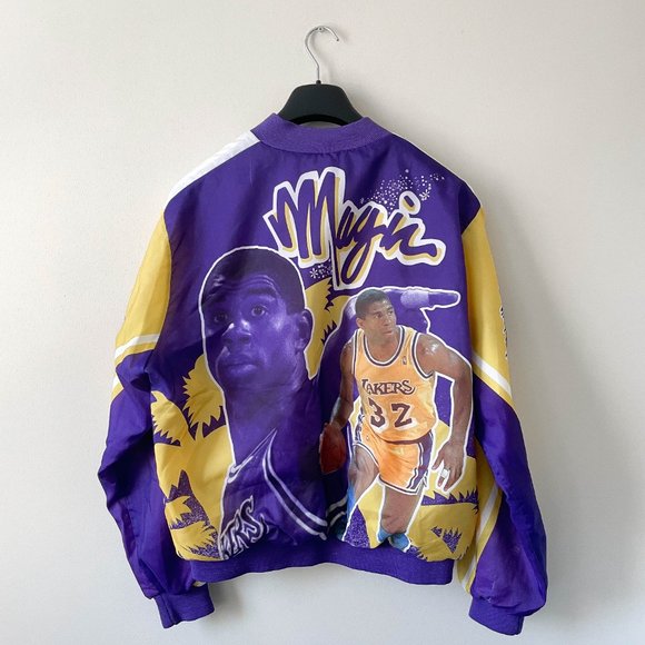 80s Vintage Chalk Line Los Angeles LAKER (rare) - Picture 3 of 3